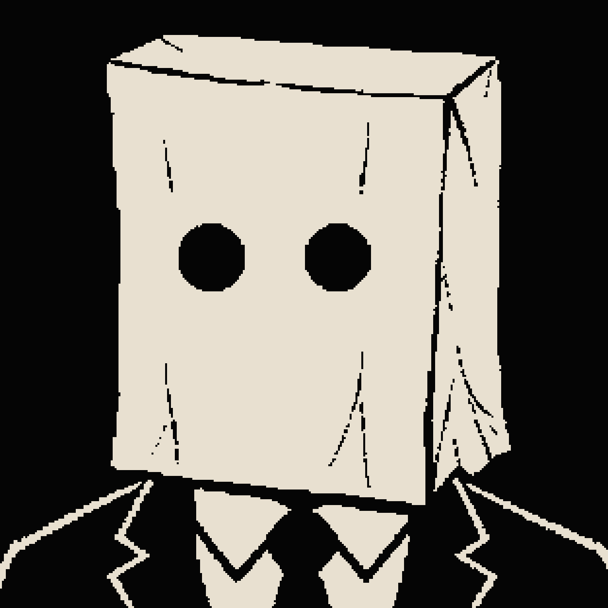 Wall Street Trader baghead portrait